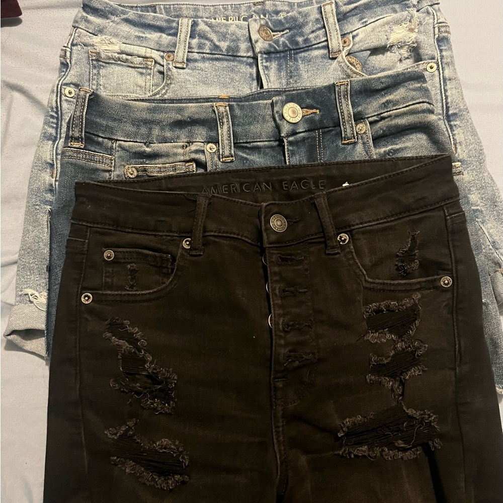 3 American eagle short bundle set